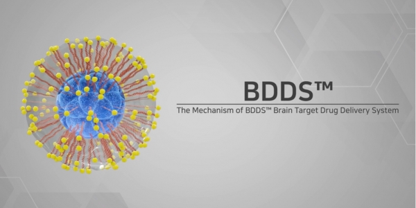 바이오오케스트라 '뇌 표적 고분자 기반 약물전달체 기술(BDDS)' 설명 영상 갈무리