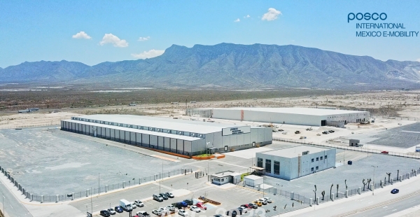 멕시코 구동모터코아 생산법인 1공장과 건설 예정인 2공장 부지 (사진=포스코인터내셔널)